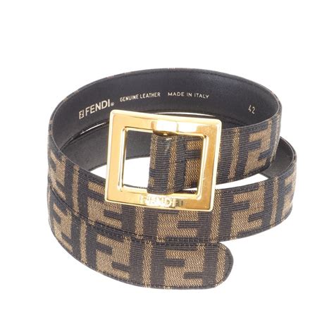 fendi zucca belt grey|Fendi zucca bag vintage.